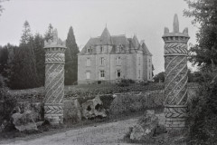 Le château de la Malvergne en 1904