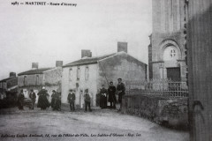 Au départ de la route d'Aizenay en 1911.